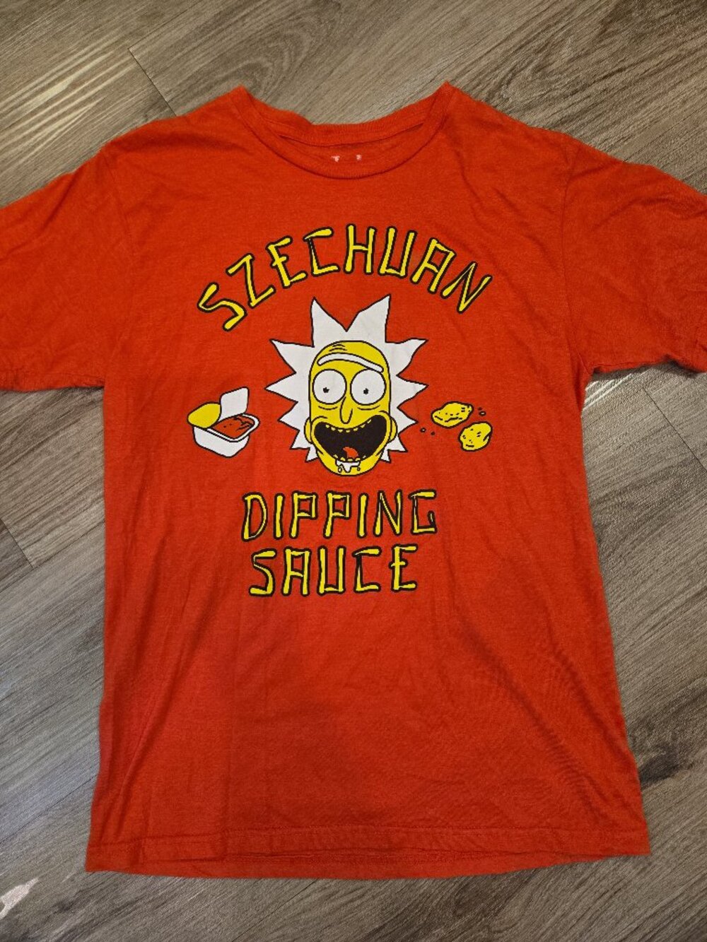 Rick and Morty Jack of All Trades Red SZECHUAN DIPPING SAUCE T-Shirt